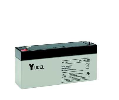 Yuasa YUCEL 6V 3.2Ah General Purpose VRLA Battery