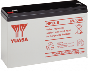 Yuasa 6V 10Ah General Purpose VRLA Battery