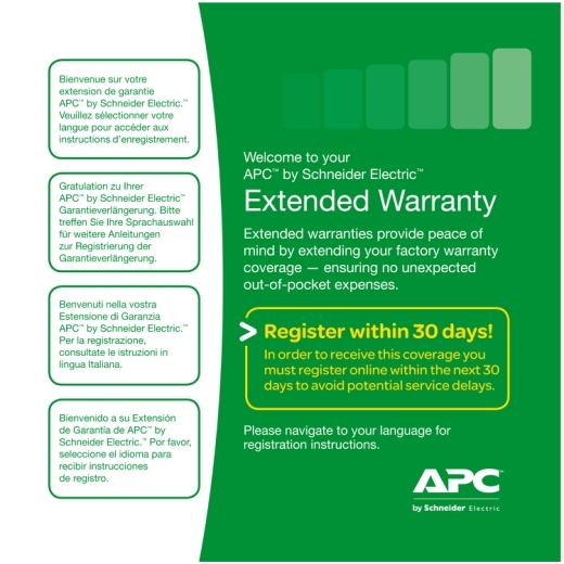 APC Service Pack 1 Year Warranty Extension for Accessories