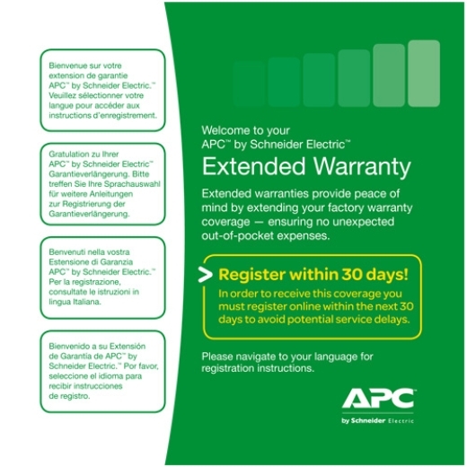APC 1 Year Extended Warranty (Renewal or High Volume)