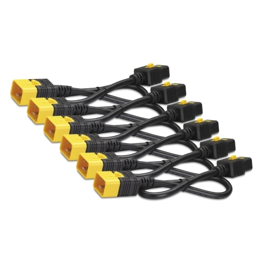 APC Power Cord Kit (6 ea), Locking, C19 to C20, 1.2m, Blue
